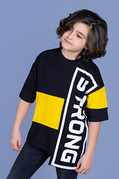 Toontoy Μπλουζάκι για αγόρια συνδυασμός υφασμάτων Strong με τύπωμα