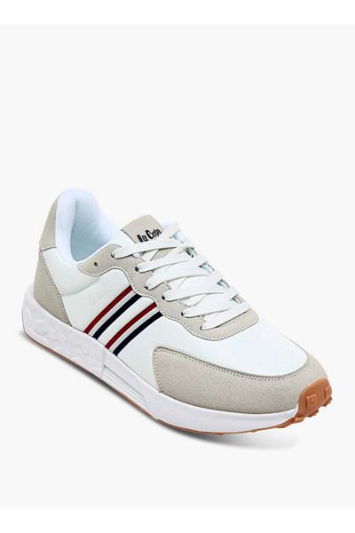 Lee Cooper Lee Cooper Men's Panelled Sneakers with Lace-Up Closure