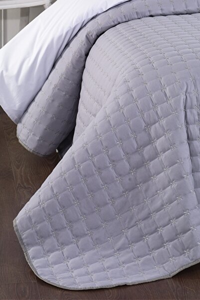 Levanzo TEK KİŞİLİK YATAK ÖRTÜSÜ ALDEN GRİ