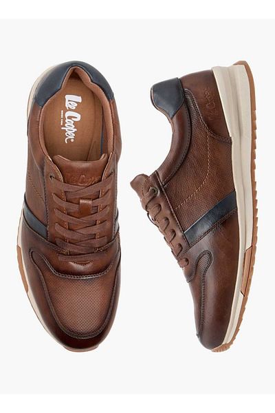 Lee Cooper Men's Panelled Lace-Up Sneakers