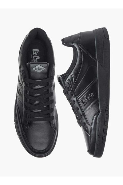 Lee Cooper Men's Logo Detail Sneakers with Lace-Up Closure