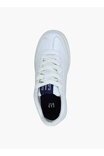 GAP Girls' Stitch Detail Sneakers with Lace-Up Closure - SEATTLE