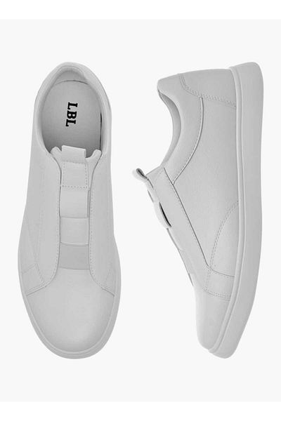 LBL by Shoexpress LBL by Shoexpress Textured Slip-On Sneakers with Pull Tabs