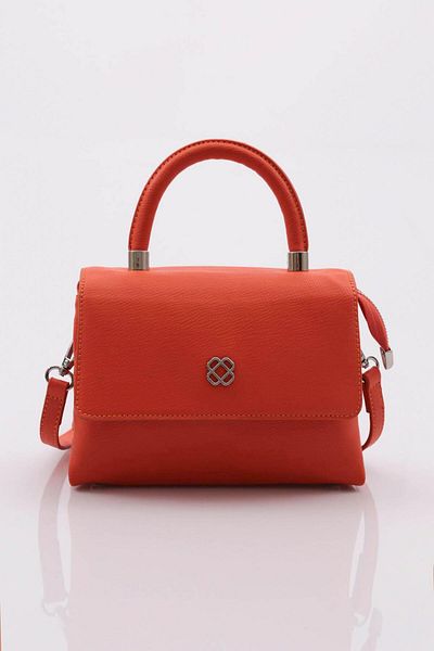 DGN Women's Orange Bag - with Cover and Sleeve, Model 41623431