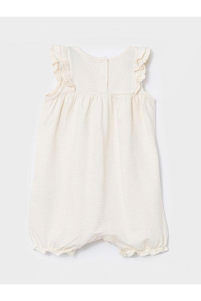 LC Waikiki Lcw Baby Baby Girl Basic Combed Cotton Romper