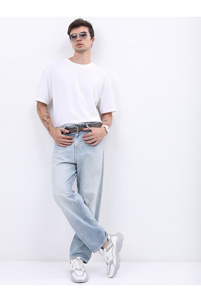 Ketch By Styli Solid Round Neck Regular Fit T-Shirt