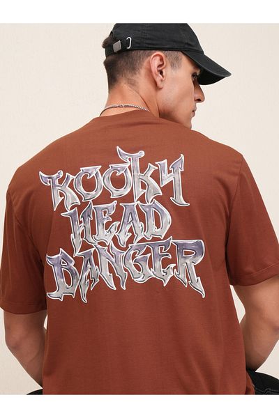 Highlander By Styli Graphic Print Round Neck Regular Fit T-Shirt