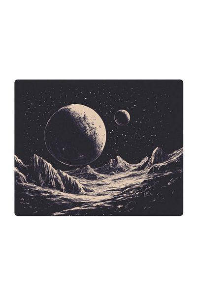 lili hediyelik Space Darkness Printed Mousepad 17,5X21,5 cm