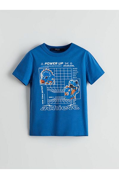 LC Waikiki Tricou pentru băiat cu gât crew de sezon nou - S5MD05Z4