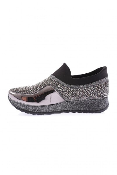 DGN Women's Crystal Stone Sneakers - Platinum 112130282674