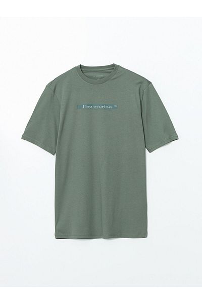 LC Waikiki Ανδρικό μπλουζάκι LCW Crew Neck με εμπριμέ χτενισμένο βαμβάκι
