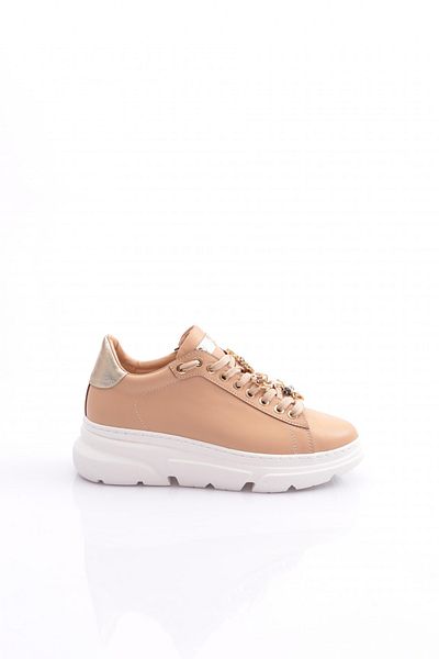 DGN Women's Thick Sole Bee Buckle Sneakers Shoes Nude 15299633118