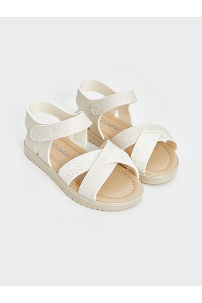 LC Waikiki LCW STEPS Cross-Strapped Baby Girl Sandals
