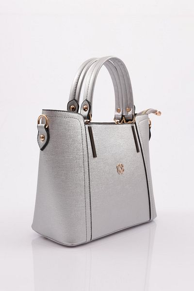 DGN Silver Taycan Women's Shoulder and Hand Bag - 4338563