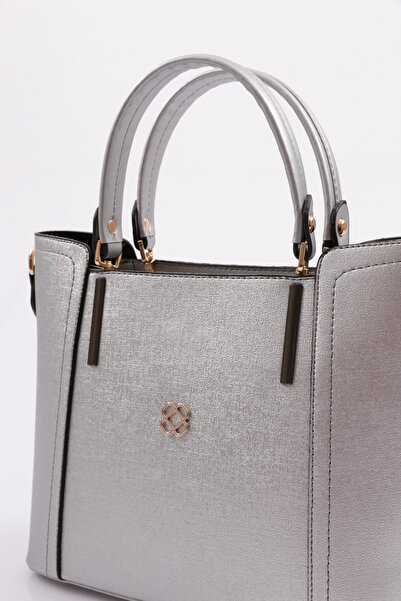 DGN Silver Taycan Women's Shoulder and Hand Bag - 4338563