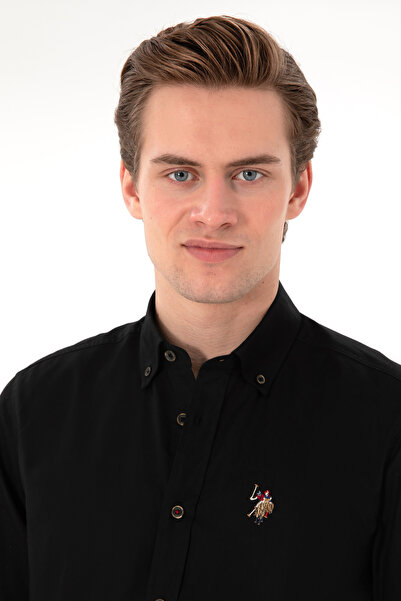 U.S. Polo Assn. U.s. Polo Assn. Dokuma Uzun Kol Regular Gömlek 2083079