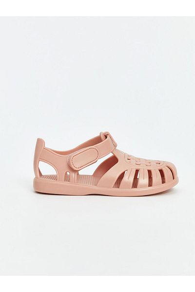 LC Waikiki Σανδάλια παραλίας για κοριτσάκια LCW STEPS Velcro