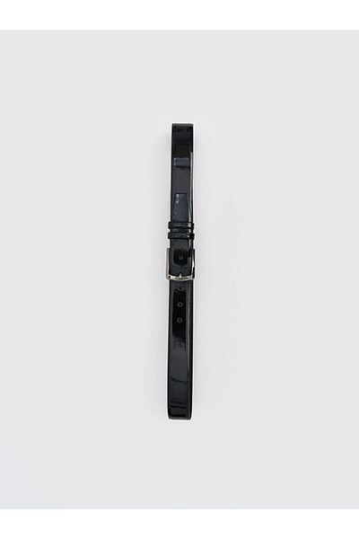 LC Waikiki Lcw Accessories Black Leather Look Men's Belt