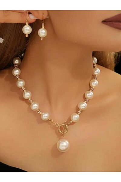 Mialos Heart فو Perledek قلادة أنيقة قصيرة الترقوة سلسلة Hunk رقيقة قلادة هدية البدلة