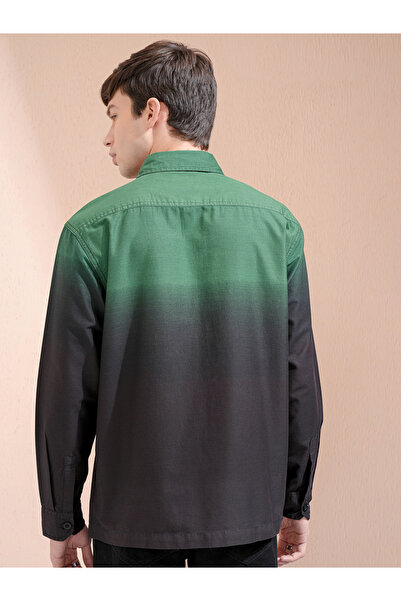 Highlander By Styli Color Block Regular Fit Shirt with Pockets