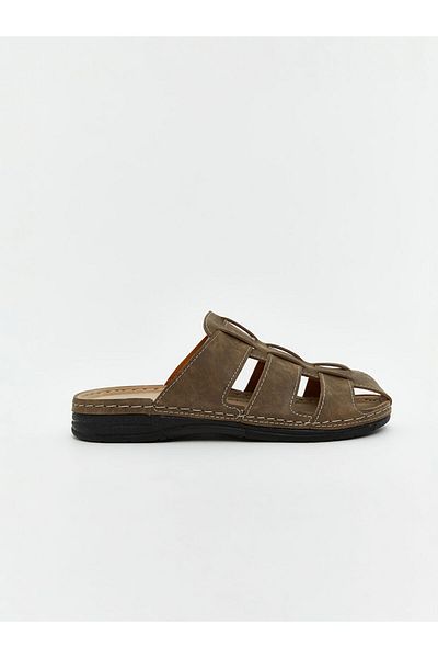 LC Waikiki Мъжки чехли с велурена визия