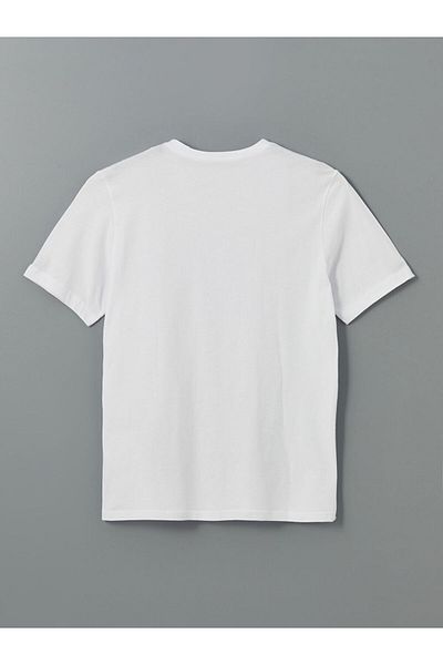 LC Waikiki Ανδρικό μπλουζάκι με στάμπα LCW Crew Neck