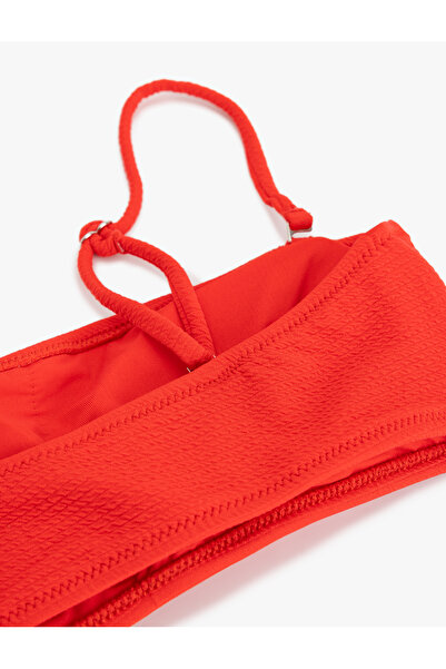 Koton Lightly Padded Strapless Bikini Top