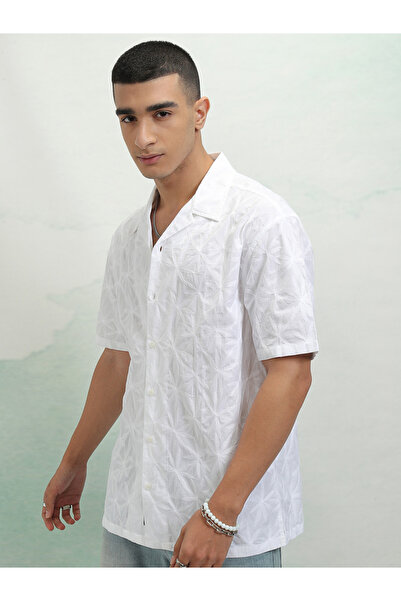 Highlander By Styli Floral Print Relaxed Fit Shirt