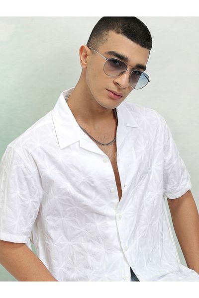 Highlander By Styli Floral Print Relaxed Fit Shirt