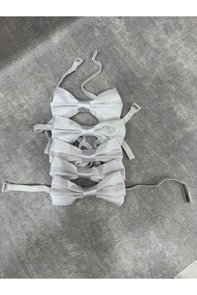 Dıgıl Kids 5 Pack White Boy's Bow Tie
