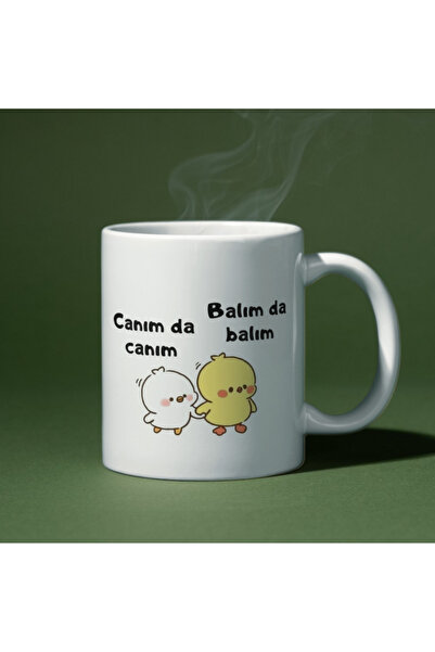 rk tasarım Fun Special Design Printed Mug with My Dear and My Dear Honey and ...
