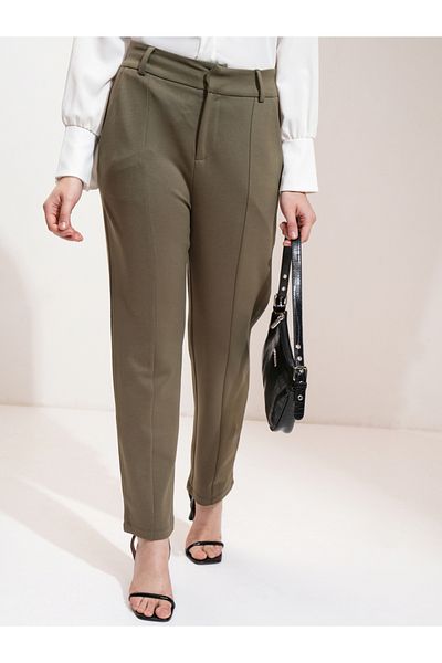 Tokyo Talkies By Styli Mid Rise Tapered Fit Trousers