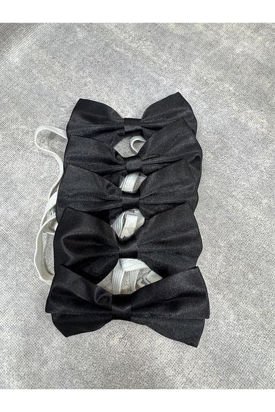 Dıgıl Kids 5 Pack Black Boy's Bow Tie