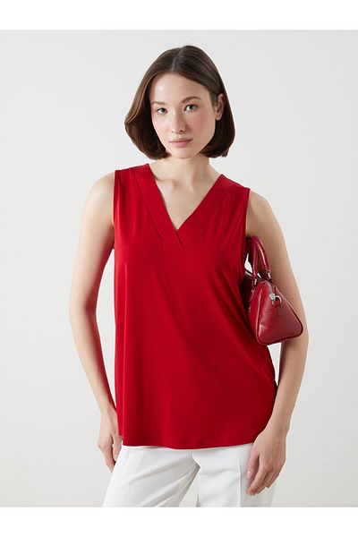 LC Waikiki Lcwaikiki Classic V-Neck Women's Blouse