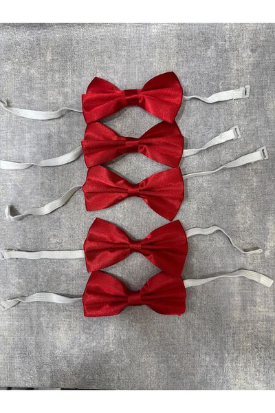 Dıgıl Kids 5 Pack Red Boy's Bow Tie