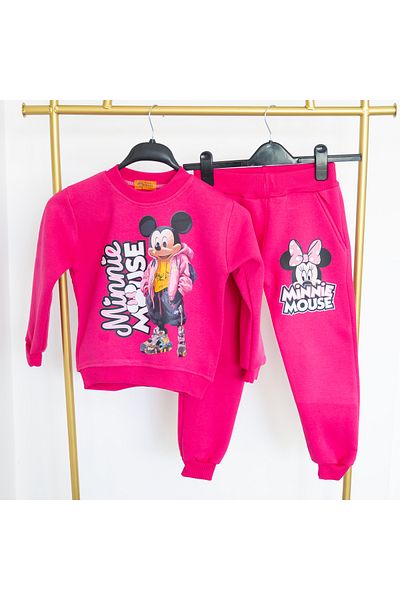 BookOrBook Mini Mouse Special Design 3 Thread Raster Premium Quality Kids Tracksuit Set