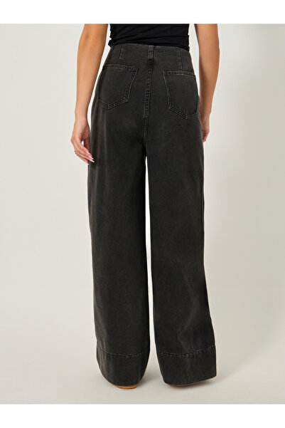Styli High Rise Wide Leg Jeans