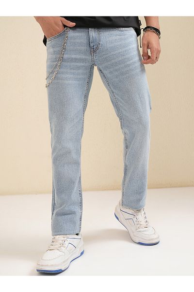 Highlander By Styli Mid-Rise Slim Fit Stretchy Jeans