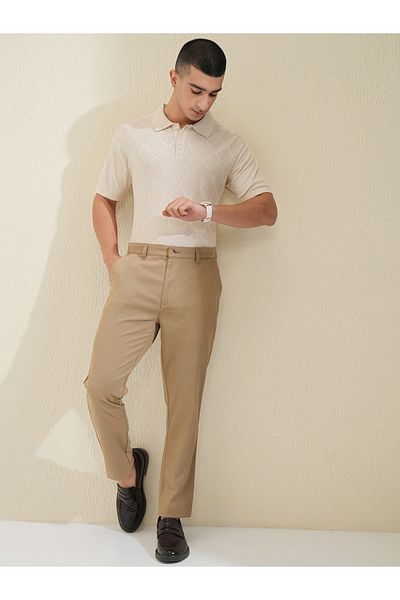 Highlander By Styli Mid Rise Regular Fit Trousers
