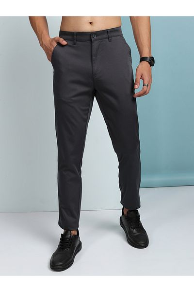 Highlander By Styli Mid Rise Regular Fit Chino Trousers