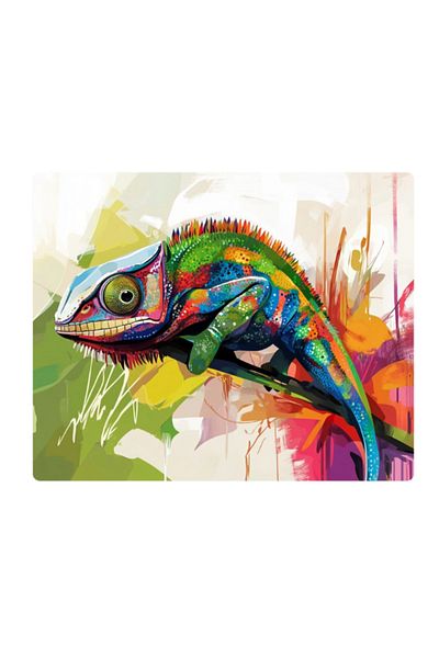 lili hediyelik Chameleon Printed Mousepad 17.5X21.5 cm