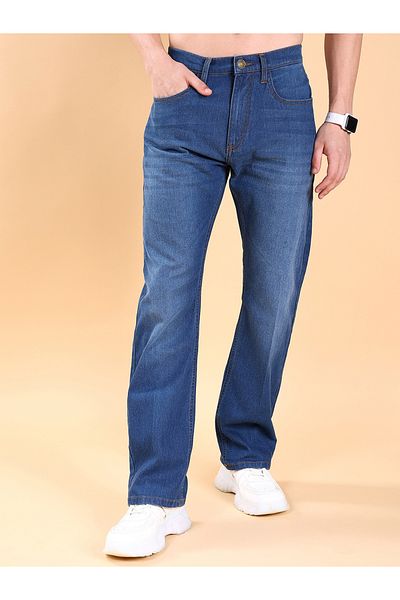 Highlander By Styli Mid-Rise Bootcut Stretchy Jeans