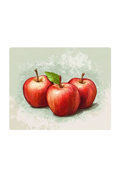 lili hediyelik Apple Printed Mousepad 17.5X21.5 cm