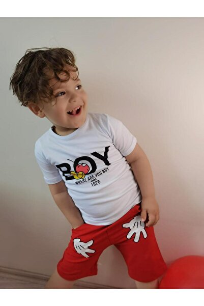 Burçak Butik Комплект дитячих шортів унісекс - цифровий друк