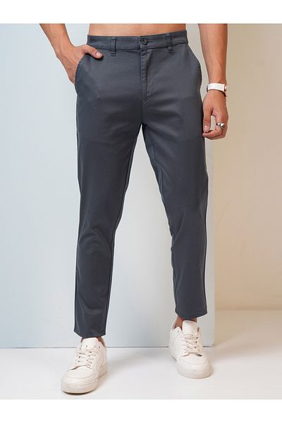Highlander By Styli Mid Rise Regular Fit Chino Trousers
