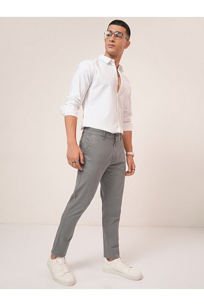 Highlander By Styli Mid Rise Regular Fit Chino Trousers
