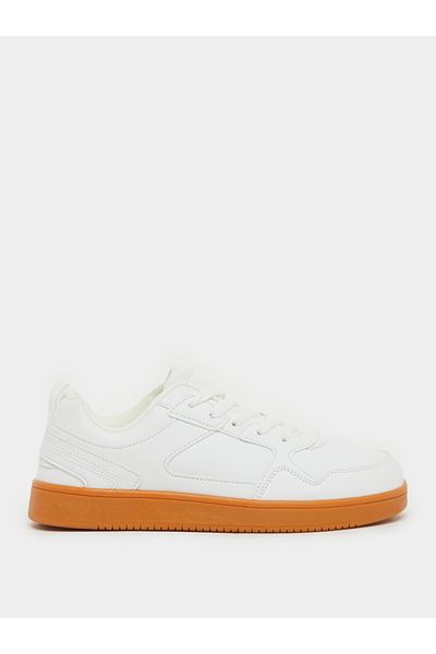 Styli Contrast Sole Lace Up Sneakers