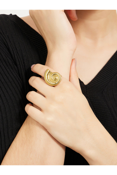 Styli خاتم بتصميم الحلزون