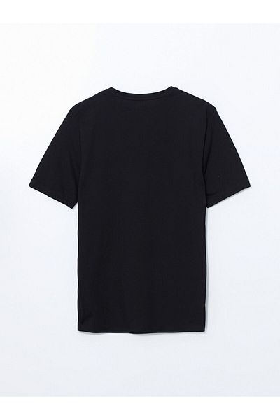 LC Waikiki Tricou pentru bărbați din bumbac pieptănat imprimat cu gât crew de sezon nou - S5FM87Z8