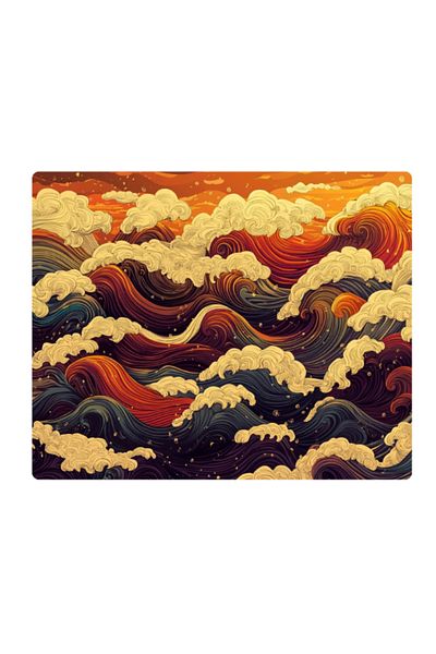 lili hediyelik Sea Waves Printed Mousepad 17,5X21,5 cm